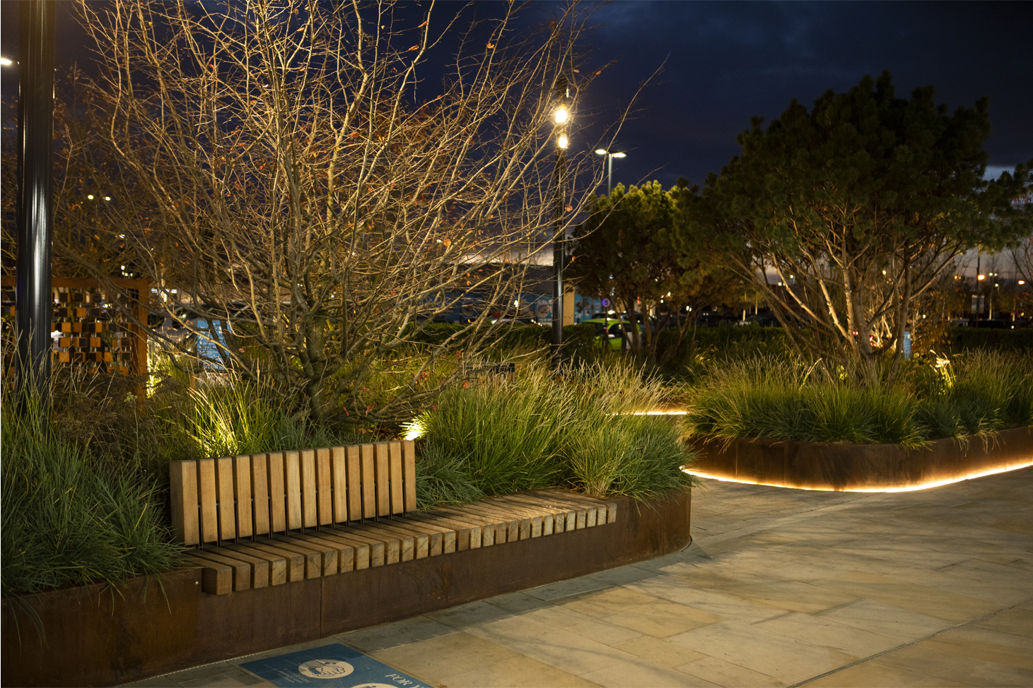 Corten Planter Edging Feature Project | Logic Manufactured Bespoke